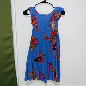 Free People blue floral dress